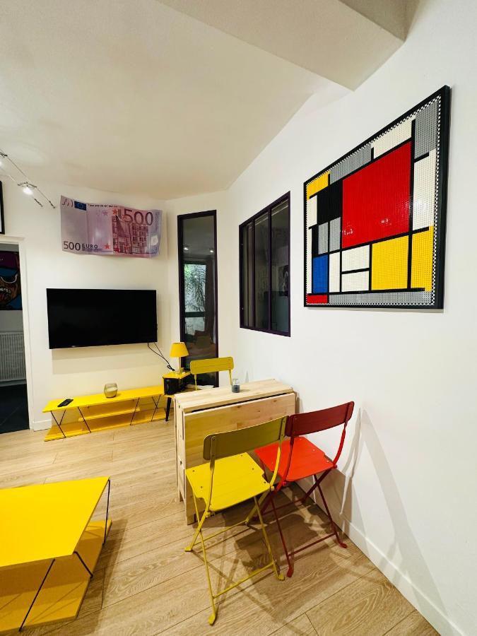 Pop Appart Appartement Artiste Configure En Galerie Dart A 200 M Du Centre Ville Avec Parking Prive Et Securise Gratuit Dans Copropriete Авіньйон Екстер'єр фото